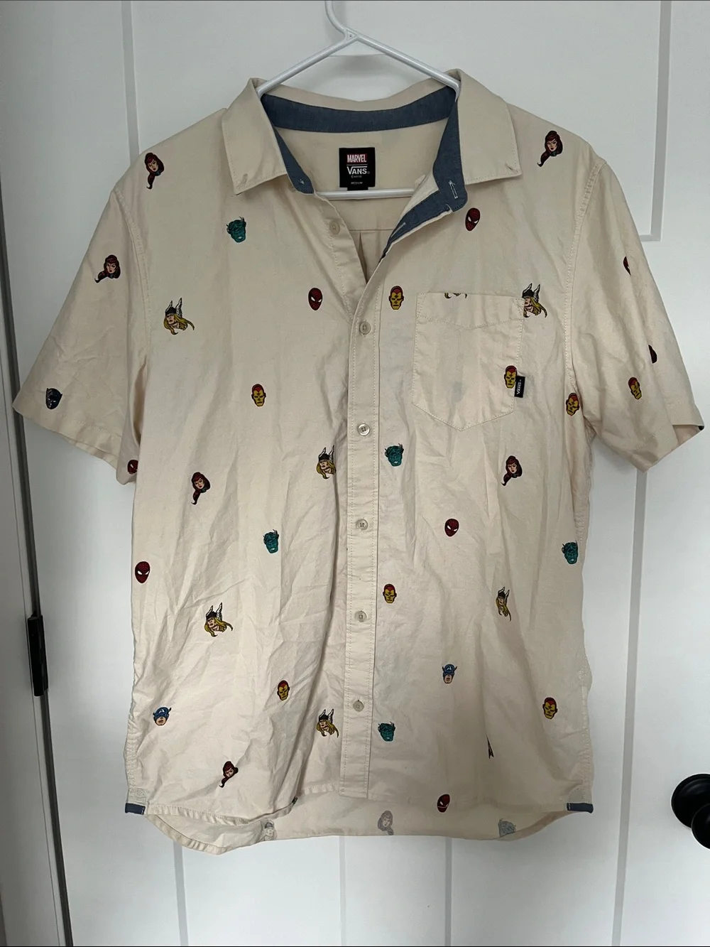 Men’s Vans X Marvel Button Up